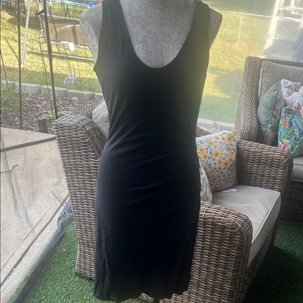 Athleta Black Midi Dress